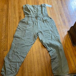 NWT strapless jumpsuit!!
